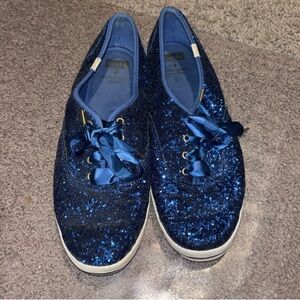 Keds Blue Glitter Sneakers